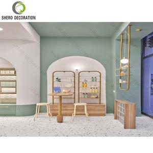 High-end Perfume Shop Furniture Design Modern Perfume Display <b>Reception</b> <b>Counter</b> with Refined Perfume Shop Display Showcase - Product Image 4