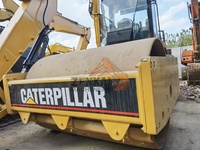 Roller Getar Caterpillar CS-583 Bekas, Kondisi Baik, Roller Jalan Drum Tunggal Cat CS583 Dijual