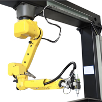 Máquina de corte por láser 3D tipo pórtico con brazo robótico 1800mm precisión automática 6 ejes programación Robot brazo cortador 3000W 6000W