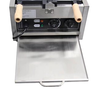 Machine à gaufres en acier inoxydable électrique commerciale en forme de <span class=keywords><strong>crocs</strong></span>, antiadhésive, machine à grignoter, contrôle du bouton de température, 220V, haute puissance - Product Image 4
