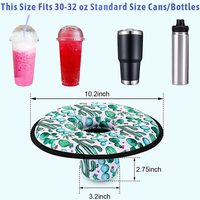 Manchon de tasse à café flottant en néoprène personnalisé porte-boissons pour piscine Support de bouteille d'eau Cola avec corde Kpop Cupsleeve