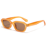 Lunettes de soleil carrées classiques rétro tendance, protection UV400, logo personnalisé, lunettes de soleil carrées modernes pour hommes et femmes