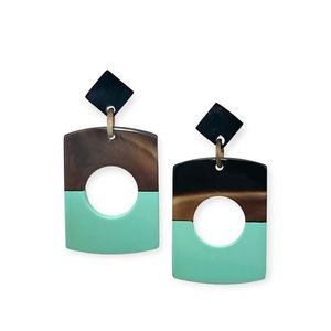 Minh Giang diseño único pendiente de cuerno Natural joyería, joyería de moda pendientes estilo regalo para seres queridos lujo a la moda - Product Image 3