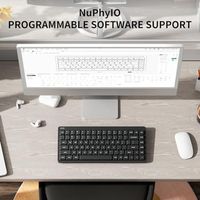 OEM ODM Node75 Wireless Mechanical Keyboard 75 HotSwap Custom Low Profile Keyboard 84 Keys Ergonomic Keyboard for Mac and Window