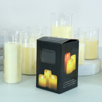 LED Flammenlose Elektrische Kerzen-Lampe aus Acrylglas, Batteriebetriebene Flackernde Teelichter im Großhandel mit Separater Verpackungsbox