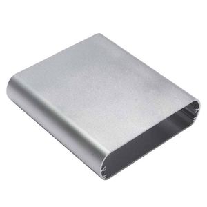 EBM Customizable Extruded 6063 Aluminum Alloy Junction Box IP54 Protection <b>Sandblasted</b> Surface Electronic Enclosure (Model - Product Image 2