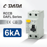 Disjoncteur différentiel miniature de haute qualité série DALF, à diode moulée, 100V, PA66, capacité de coupure 4,5kA