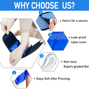 BINGFAN bungkus terapi dingin & panas, Pak Gel dapat digunakan kembali untuk menghilangkan rasa sakit Bagus Untuk keseleo, nyeri otot, lecet, cedera, dll. - Product Image 4