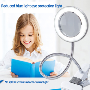 Lupa de luz de belleza para uñas, lámpara de mesa con USB, Flexo, LED de escritorio, para estudiantes, lámpara de lectura para estudio - Product Image 2