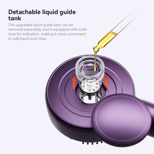 Elettrico testa Led Spa con massaggiatore vendita calda intelligente testa vibrante pettine crescita capelli olio cuoio cuoio massaggiatore spazzola per alleviare la testa - Product Image 5