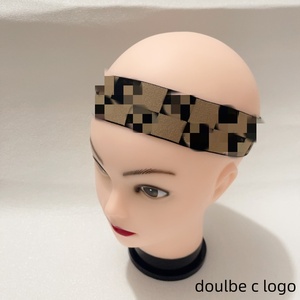 Diadema de Moda, Nueva Llegada, 4 cm de Ancho, Diademas Deportivas, Marca Famosa, Logotipo Doble <span class=keywords><strong>C</strong></span>, Tela de Satén, Diadema de Diseñador para Mujeres y Niñas - Product Image 4