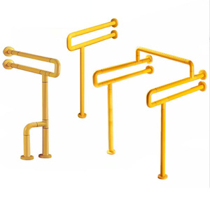 <b>Grab</b> <b>Bars</b> For Toilet Urinal Support Rail 300kg Load Capacity Anti Slip Modern Design Plastic Aluminum Alloy Material - Product Image 4