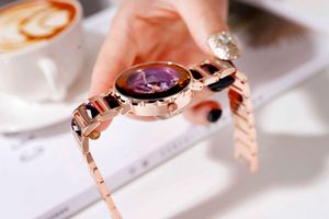 <span class=keywords><strong>Orologio</strong></span> <span class=keywords><strong>Classico</strong></span> da <span class=keywords><strong>Donna</strong></span> in Oro Rosa, Marca di Lusso, <span class=keywords><strong>Orologio</strong></span> da Polso Elegante e Casual, Impermeabile, al Quarzo - Product Image 4