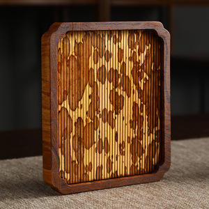 Meifei Bamboo Dried Teapot <b>Tray</b>, Woven Bamboo Teapot Stand, Small <b>Tea</b> Table, <b>Tea</b> <b>Tray</b>, Home <b>Tea</b> Room <b>Tea</b> Set - Product Image 3