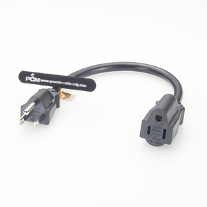 SJT 16AWG Stromverlängerungskabel NEMA 5-15P auf NEMA 5-15R, NEMA 5-15 Stromverlängerungskabel - Product Image 4