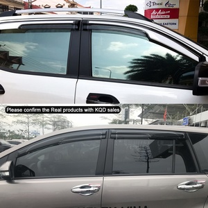 Pare-pluie pour portière de voiture, pare-soleil pour vitres latérales, déflecteur de vent de la marque KQD pour Ford Fortuner 2015 - Product Image 5
