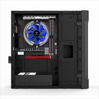 Casing Mini Desktop populer murah Casing komputer PC ITX Casing PC Casin kabinet Casing dengan catu daya 230W