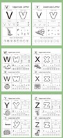 Mein Alphabet-Arbeitsheft A-Z Groß- und Kleinbuchstaben Nachzeichnen Malbuch Vorschulkinder Englisch-Lernbuch