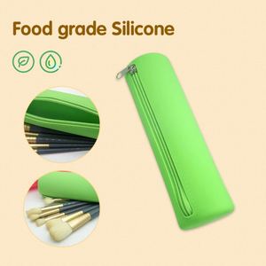 Trendy Waterproof Silicone Portable <b>Makeup</b> <b>Brush</b> Pouch <b>Bag</b> Custom Logo Coin Purse for Travelling Fashion Home Decor Wholesale - Product Image 6
