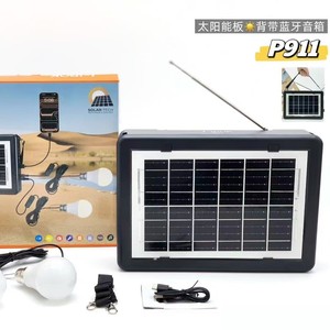 Altavoz <span class=keywords><strong>P911</strong></span> para Comercio Exterior con BT5.3, Luz LED Portátil para Exteriores, Panel Solar, 6000 mAh, Antena de Mano, Radio, Ranura para Tarjeta - Product Image 3