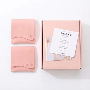 Microfiber Custom <b>Drawstring</b> Jewelry Packaging <b>Pouch</b> Deboss Logo Print Microfiber Pink Jewelry <b>Pouch</b> Bags - Product Image 3