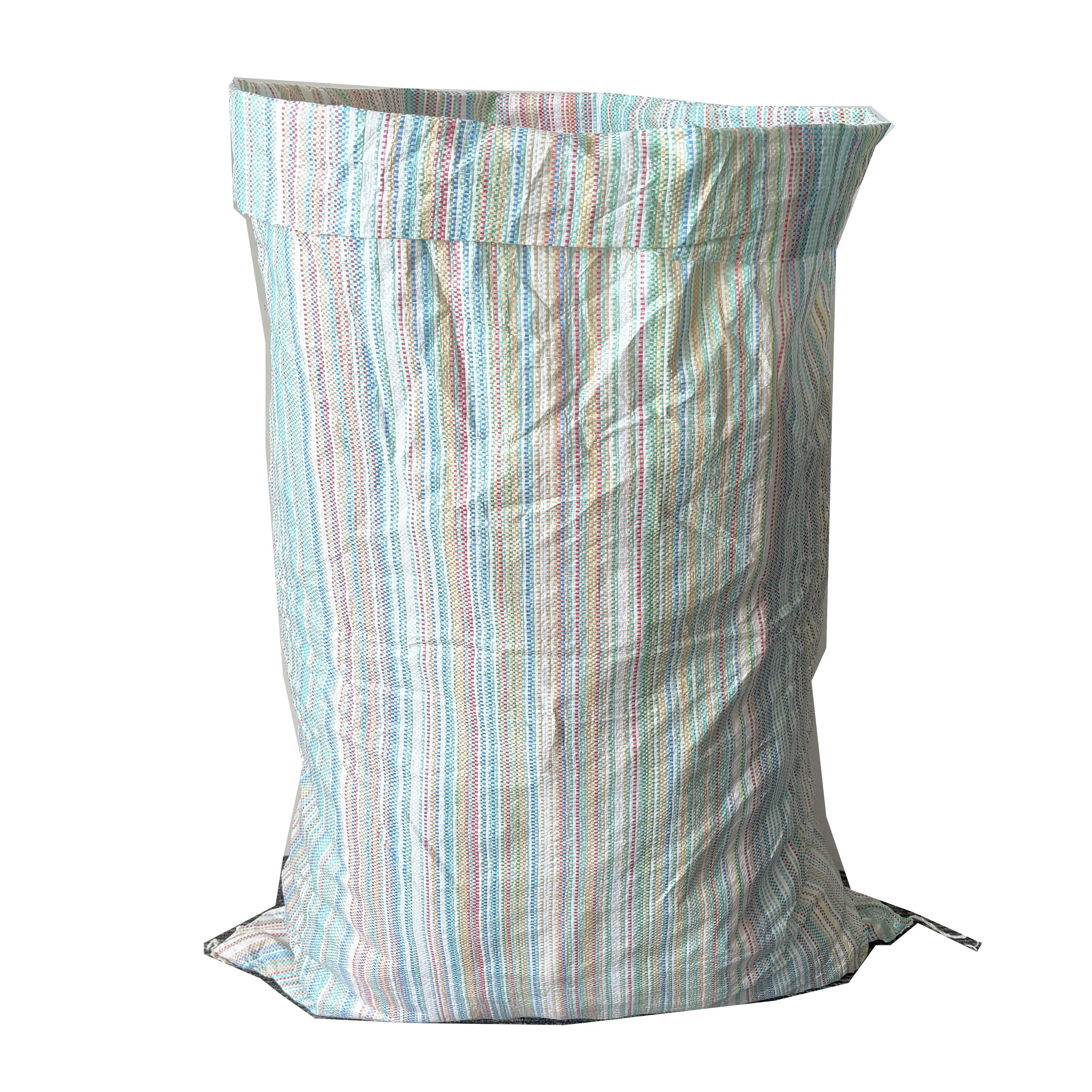 Низкая цена 25 кг 50 кг 100 кг белый цвет полипропиленовые тканые мешки для зерна рисовой муки кукурузы сои