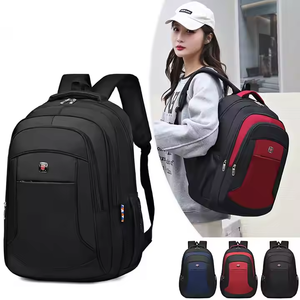 Bán buôn 15.6 inch Unisex phong cách thể thao máy tính xách tay Ba lô lớn không thấm nước Oxford USB dây kéo Polyester sinh viên Ba Lô Túi - Product Image 5