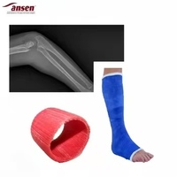Bande de fixation en fibre de verre à séchage rapide, imperméable, respirante, multicolores, multi-tailles, pour la fixation des fractures osseuses