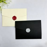 Carpeta de Invitación de Boda de Papel Artístico con Acabado Mate, Plegable en Tres Partes, con Bolsillos, Corte Láser, Tarjeta de Regalo Personalizada, Tamaño Personalizado para Bodas y Eventos