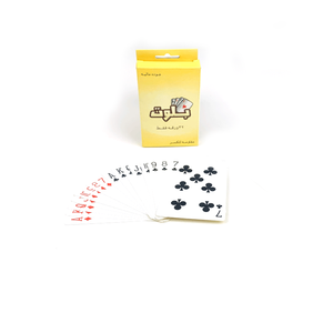 customised playing cards and box matte plastic arabic playing cards