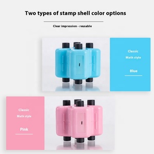 Giocattolo per bambini sigilla quattro in una sottrazione in 1000 alunni domande di pratica <span class=keywords><strong>matematica</strong></span> timbro a rullo digitale - Product Image 3