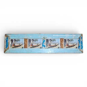 กรอบรูปทำมือจากไม้เรือที่รีไซเคิล พร้อมสีสันที่เป็นธรรมชาติ เหมาะสำหรับเพิ่มเสน่ห์แบบชนบทให้กับทุกห้อง - Product Image 3