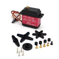 Servomoteur numérique étanche à couple élevé 20KG 25KG 30KG 35KG, 180 degrés, engrenage métallique 25T pour camion RC et bras mécanique
