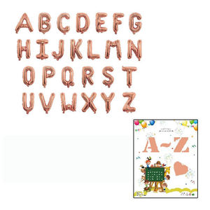Paquete Individual <span class=keywords><strong>de</strong></span> 16 Pulgadas, Juego <span class=keywords><strong>de</strong></span> Globos con Letras del Alfabeto, Lámina Mylar, para Decoración <span class=keywords><strong>de</strong></span> Fiesta <span class=keywords><strong>de</strong></span> Cumpleaños <span class=keywords><strong>de</strong></span> Boda, Banner, Frase Personalizada - Product Image 6