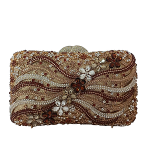 Sac à main marbré pour femme avec strass et chaîne en O, sac de soirée carré unique pour robe de danse et tenue de tous les jours - Product Image 5