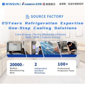 Vitrine réfrigérée à gâteaux japonaise à 3 niveaux en verre droit |   Vitrine réfrigérée à porte coulissante avant pour boulangerie et café - Product Image 3