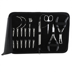 Meilleure qualité de dissolvant de micro perles et pince à sertir pinces de coiffure et de sectionnement plus kit d'outils de séparation des doigts disponibles - Product Image 1