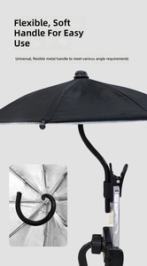 Supporto per Telefono Auto con Design Pieghevole, Parasole Antiabbagliamento, Antiscivolo, Protezione dalla Pioggia, Braccio Metallico Flessibile - Product Image 5