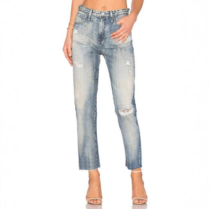 Jeans de Pierna Ancha Ajustados para Mujer Tallas Grandes, Azul Claro, Tallas Europeas y Americanas XS S M L XL XXL, Pantalones de Cintura Baja - Product Image 4