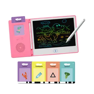 2024 new model cheap talking flash card learn toy 224 sight words talking flash cards with lcd writing tablet 8.5 inch