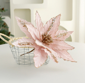 Flores Decorativas Navideñas al por Mayor, Arreglos Florales Artificiales para Navidad - Product Image 5