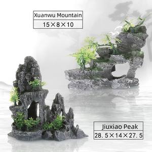 Meilleures ventes Fish Tank Accessoires Décoration de la maison Résine <span class=keywords><strong>Aquarium</strong></span> Rocaille Ancienne Pierre Montagne Artisanat Pour <span class=keywords><strong>Aquarium</strong></span> Aménagement Paysager - Product Image 3