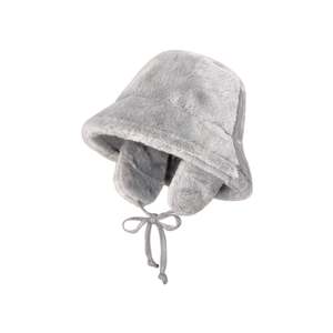 Furry Fur Cute Soft Bucket <b>Hats</b> Winter Warm Fluffy <b>Sherpa</b> Funny White Black Fisherman Plush <b>Hat</b> - Product Image 3