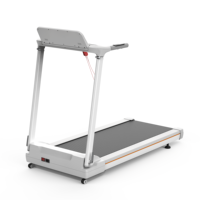 Tapis roulant électrique motorisé à inclinaison automatique pour usage domestique Écran LED à vitesse intelligente de 1 à 16 km/h avec test de fréquence cardiaque