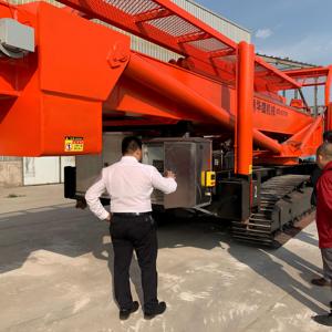 Plataforma Elevadora Hidráulica de Alta Altura para Trabajos Aéreos en la Construcción de Techos Industriales, con Control Remoto - Product Image 6
