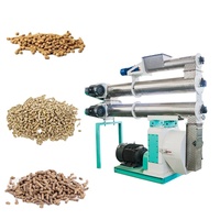 Machine à granulés à matrice annulaire à fonctionnement stable, en acier allié, pour la fabrication d'aliments pour animaux