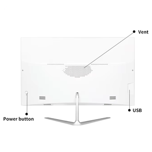 23.8 "All-in-one ธุรกิจเกมแบร์โบนพีซีจอแอลซีดีแกน I5 I3 I7คอมพิวเตอร์ AIO แรม <span class=keywords><strong>DDR3</strong></span>คอมพิวเตอร์ตั้งโต๊ะ - Product Image 6