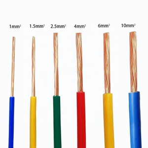 Haute qualité 2.5mm Cuivre <span class=keywords><strong>H07vu</strong></span> câble Pvc isolation fil maison fil électrique pour le bâtiment et l'alimentation industrielle - Product Image 1