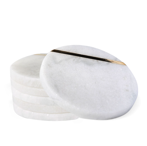 Ensemble <span class=keywords><strong>de</strong></span> dessous-<span class=keywords><strong>de</strong></span>-verre en marbre blanc <span class=keywords><strong>de</strong></span> jade naturel en gros, approvisionnement direct d'usine en Chine pour la décoration intérieure, les magasins <span class=keywords><strong>et</strong></span> les boutiques <span class=keywords><strong>de</strong></span> cadeaux, achat en gros - Product Image 1