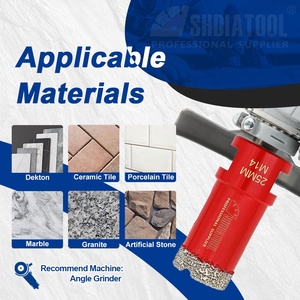 SHDIATOOL Kit de forets diamantés 6/8/10/12/16/20/25/30/35/45/55/68/100MM <span class=keywords><strong>pour</strong></span> carrelage, mastication, granit et marbre - Product Image 4